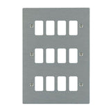 Hamilton 7412GPFL Stainless Steel 12 Gang Grid Plate