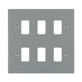 Hamilton 746GPFL Stainless Steel 6 Gang Grid Plate