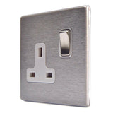 Hamilton 74CSS1SS-W CFX Satin Steel Single Socket
