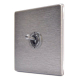 Hamilton 74CT21 CFX Satin Steel 1 Gang Toggle Switch