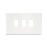 Hamilton 7WC3GPFL Hamilton CFX Gloss White 3 Gang Grid Plate
