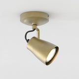 Astro 1487006 Juno Single Spotlight Matt Brushed Brass