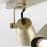 Astro 1487007 Juno Triple Bar Spotlight Matt Brushed Brass