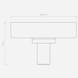 Astro 1429028 Tacoma Surface Matt Gold