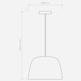 Astro 1456010 Taiko Pendant Matt White