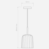 Astro 1455005 Veo Pendant 180 Bronze