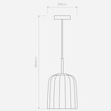 Astro 1455006 Veo Pendant 230 Bronze