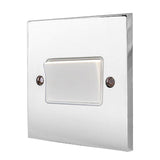 Hamilton 95TPWH-W Polished Chrome Switch Three Pole Fan Isolator