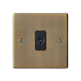 Hamilton 79TVB Antique Brass TV Socket