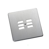Rako 6 Button Wireless Wall Switch Cover Plate - Stainless Steel