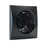 Envirovent SIL100T-B Black Silent Bathroom Fan with Timer