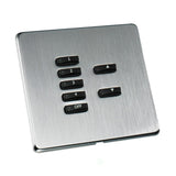 Rako Screwless Cover Kit Satin Steel