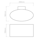 Astro 1089001 Tokyo White Glass