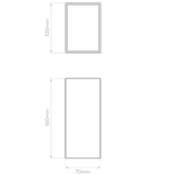 Astro 1298002 Oslo 160 LED Textured Black