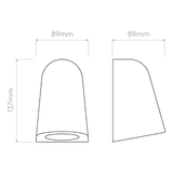 Astro 1317006 Mast Light Matt Concrete