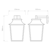 Astro 1340011 Richmond Wall Lantern 254 Textured Black