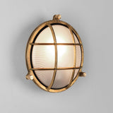 Astro 1376005 Thurso Round Coastal Natural Brass