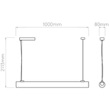 Astro 1409004 io Pendant 1000 Polished Chrome