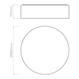 Astro 1421004 Cambria 480 White Fabric