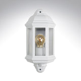 Bell 10365 Retro Half lantern Polycarbonate with 90° PIR White