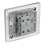 BG FBN13 Screwless Flat Plate Black Nickel Intermediate Switch 10A