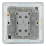 BG FBN13 Screwless Flat Plate Black Nickel Intermediate Switch 10A