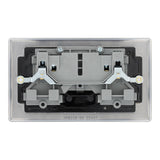 BG NAB22B Antique Brass Double Switched 13A Socket