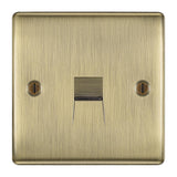 BG NABBTM1 Antique Brass Single Master Telephone Socket