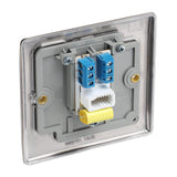 BG NABBTM1 Antique Brass Single Master Telephone Socket