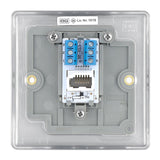 BG NABBTS1 Antique Brass Single Slave Telephone Socket