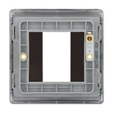 BG NABEMS1 Antique Brass Single Euro Plate