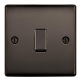 BG NBN13 Black Nickel Intermediate Switch 10A 2 Way