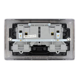 BG NBN22B Black Nickel Double Switched 13A Socket