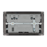 BG NBN22UACB Black Nickel Double Switched 13A Socket with USB Charging - USB A+C Sockets 45W