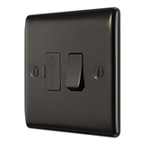 BG NBN50 Black Nickel Switched 13A Fused Connection Unit