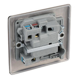 BG NBN50 Black Nickel Switched 13A Fused Connection Unit