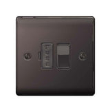 BG NBN50 Black Nickel Switched 13A Fused Connection Unit