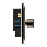 BG NBN83 Black Nickel Triple Intelligent LED 2 Way Dimmer Switch