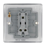 BG NBS12 Stainless Steel Single Switch 10A 2 Way