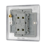 BG NBS13 Stainless Steel Intermediate Switch 10A 2 Way