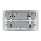 BG NPC22U3W Polished Chrome Double Switched 13A Socket with USB Charging - 2X USB Sockets (3.1A)