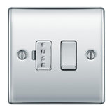 BG NPC50 Polished Chrome Switched 13A Fused Connection Unit