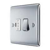 BG NPC50 Polished Chrome Switched 13A Fused Connection Unit