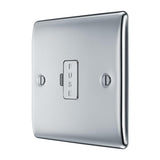 BG NPC54 Polished Chrome Unswitched 13A Fused Connection Unit