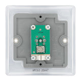 BG NPC60 Polished Chrome Single Socket TV/FM Co-axial Aerial Connection