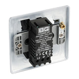 BG NPC81 Polished Chrome Single Intelligent LED 2 Way Dimmer Switch