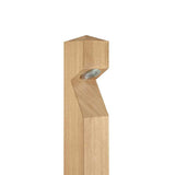 Collingwood BL01PIS30 LED Bollard Iroko Wood Finish, White (3000K)