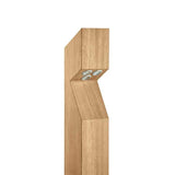 Collingwood BL03FIB27 LED Bollard Iroko Wood Finish, Warm White (2700K)