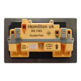 Hamilton 84SS2SS-B Stainless Steel 13a Double Socket