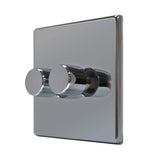 Hamilton 78C2XLEDITB100 CFX Black Nickel double 2 way LED dimmer